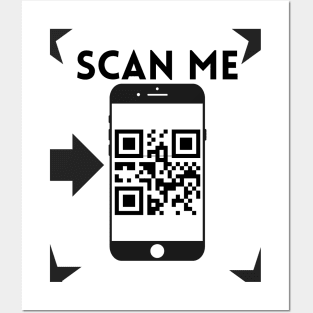 Scan Me QR Design Posters and Art